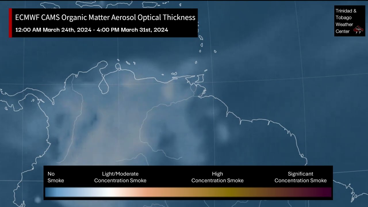 Smoke from Venezuelan Fires Affect T&T
