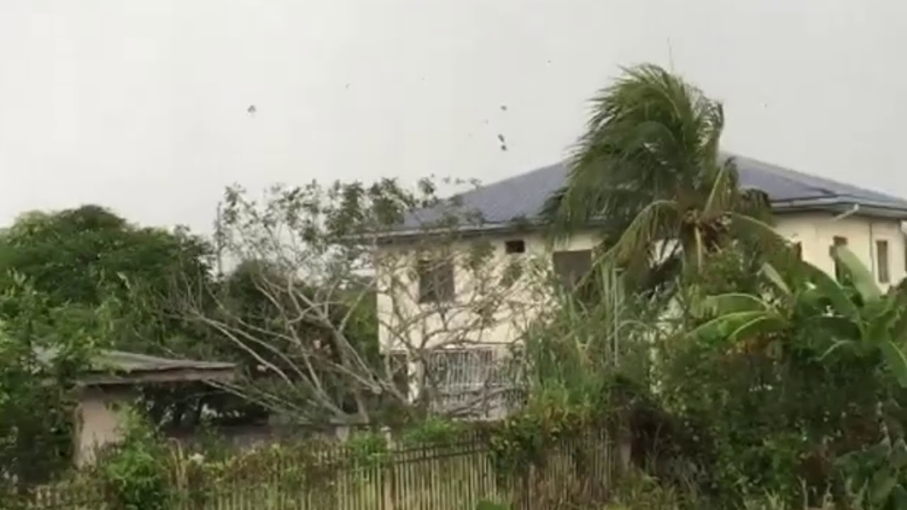 Debris Lofted Into Air | Chase Village Tornado | October 14th 2020