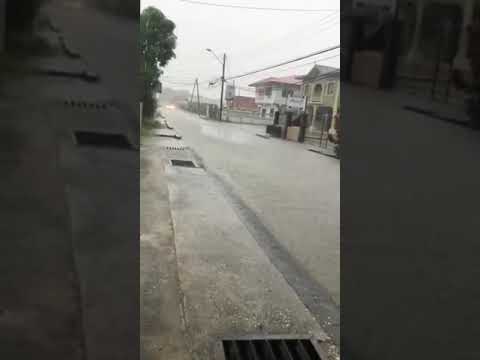 Flooding on Lime Head Road, Central Trinidad | October 14th 2020