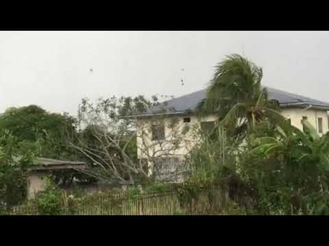 Debris Lofted Into Air | Chase Village Tornado | October 14th 2020