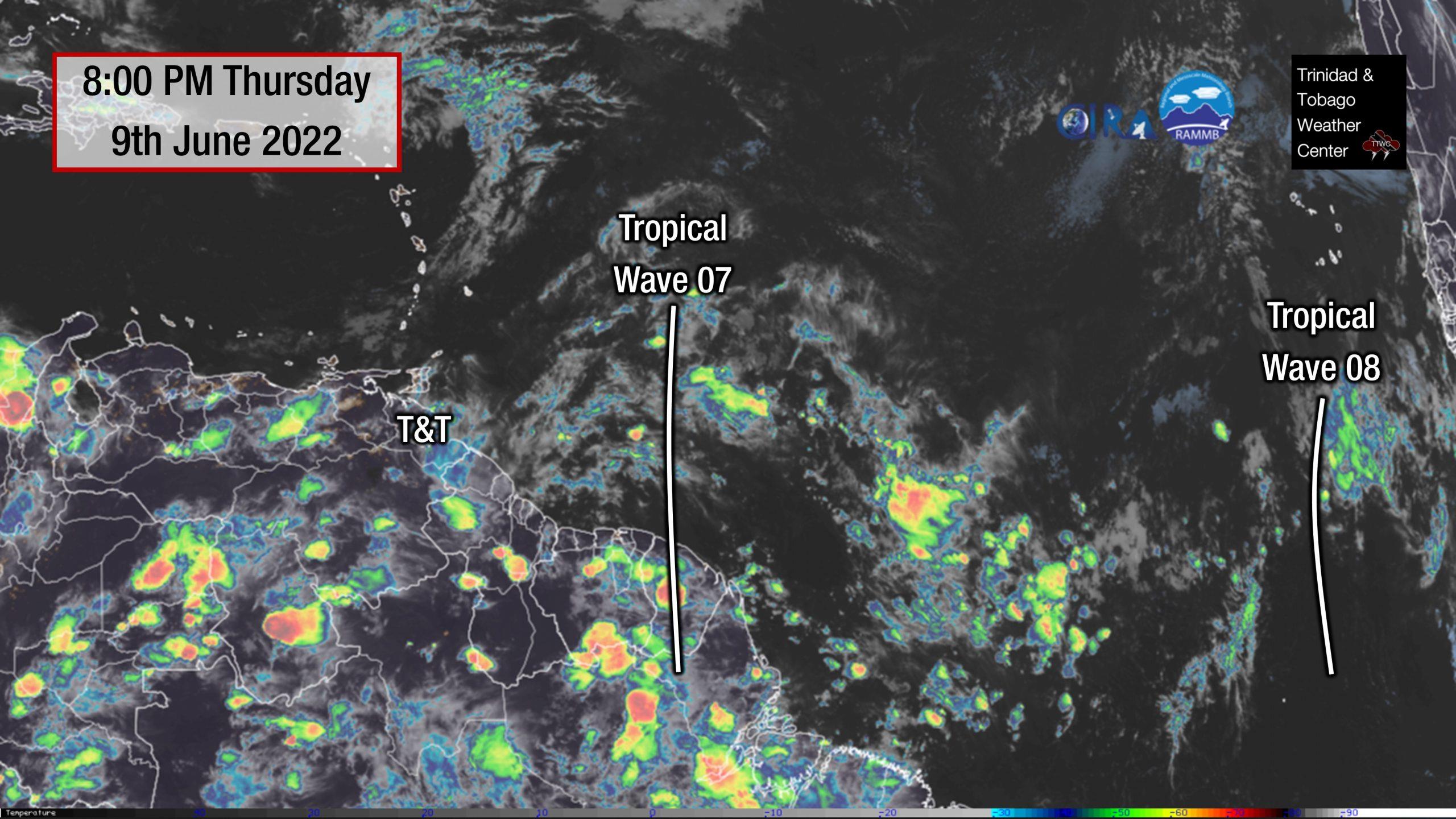 Forecast: Tropical Wave 07 Moves In On Friday, Rains Continue Early Next  Week - Trinidad and Tobago Weather Center
