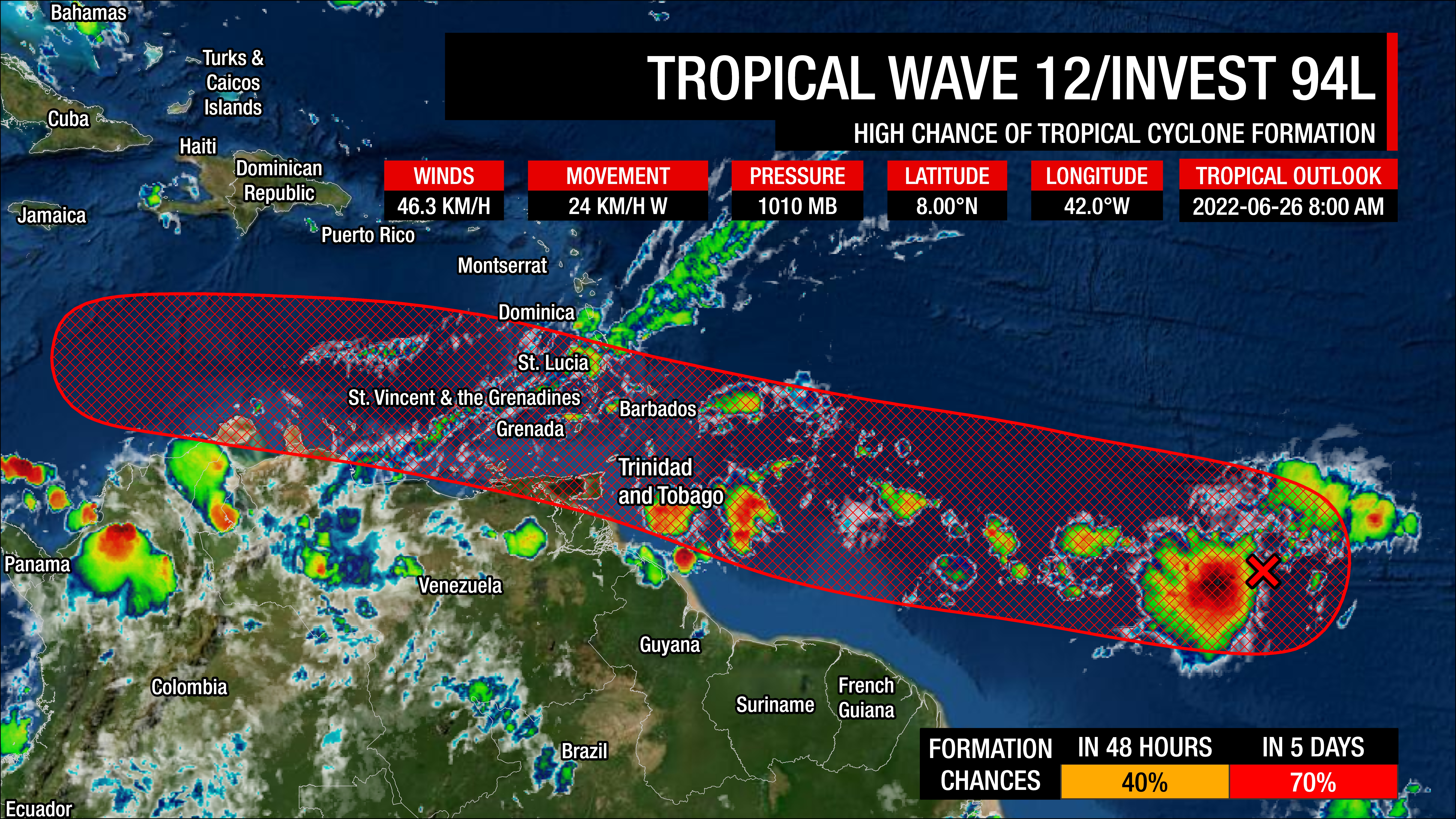 8:00 AM Tropical Weather Outlook from the National Hurricane Center