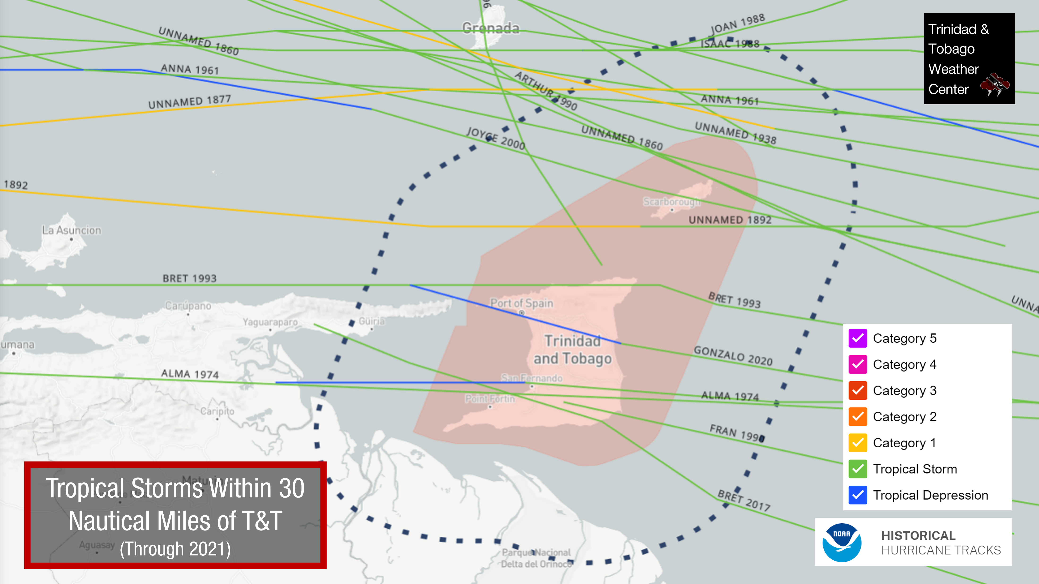 Tropical Cyclone Classifications - Trinidad And Tobago Weather Center