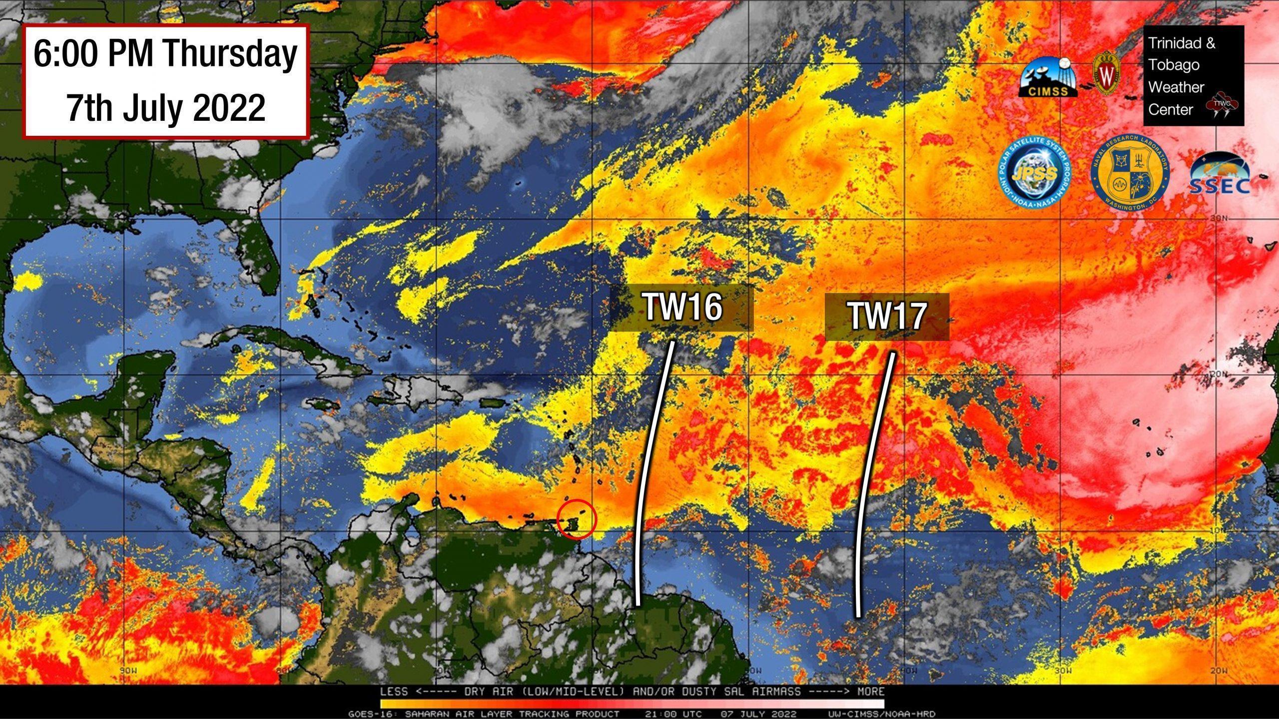 Saharan Dust Archives Trinidad and Tobago Weather Center