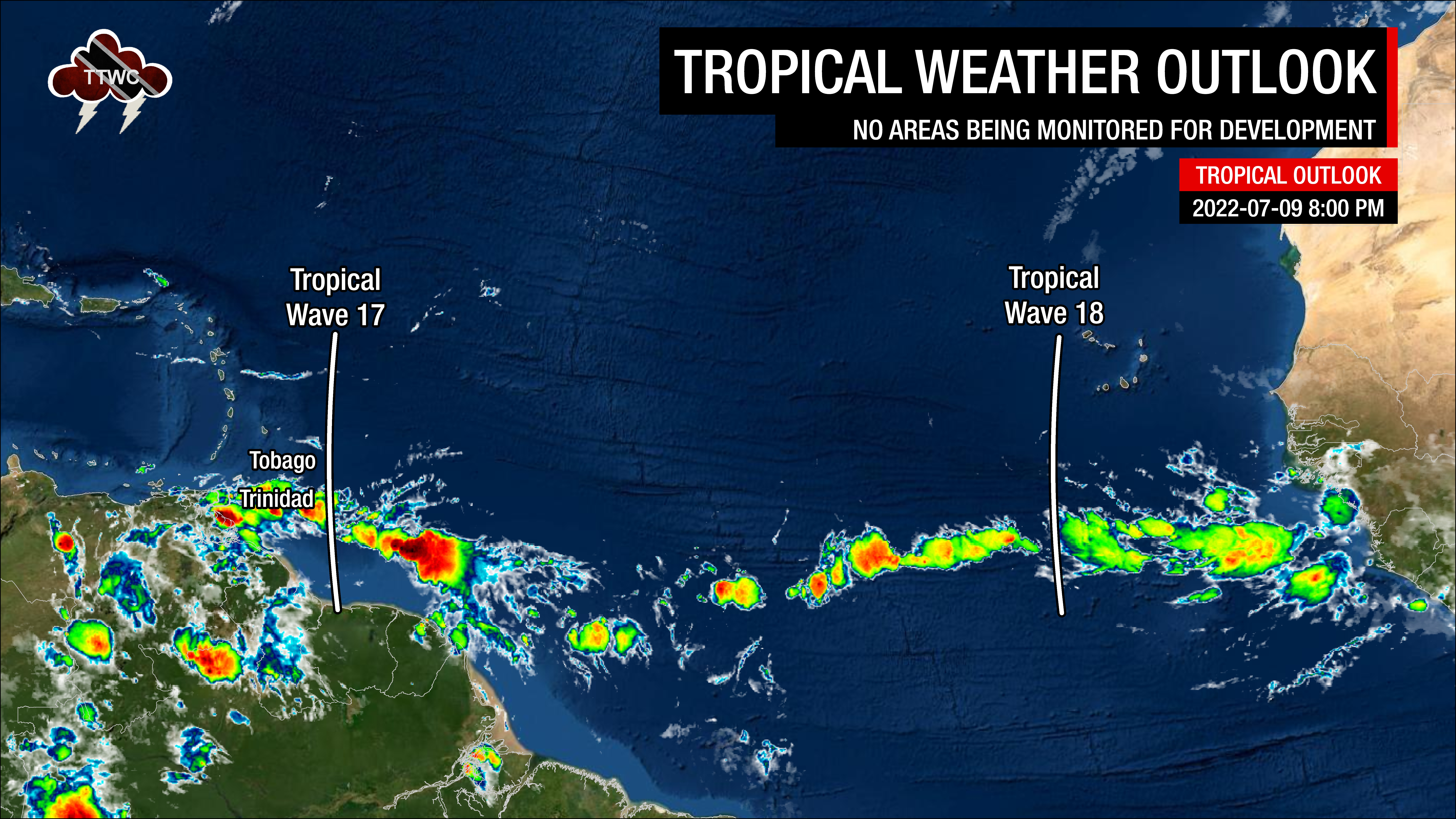 8:00 PM Sunday Tropical Weather Outlook from the National Hurricane Center