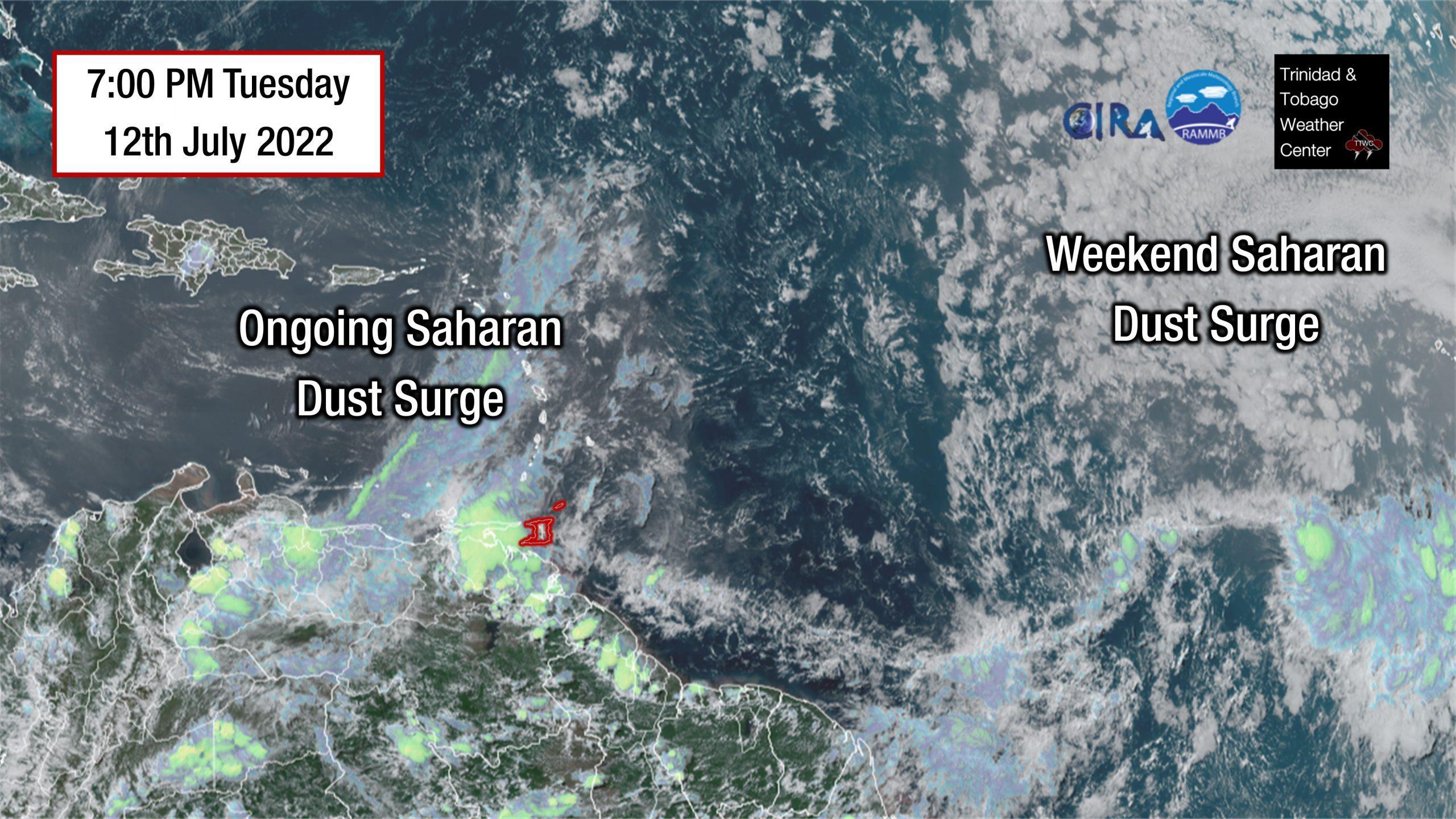 Saharan Dust Archives Trinidad and Tobago Weather Center