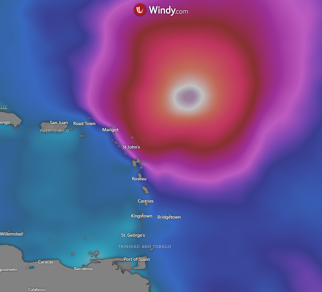 European model for seas on Friday into Saturday as of 11:00 AM Tuesday, September 11th, 2023, due to the eventual system from Tropical Depression Thirteen. (Windy)