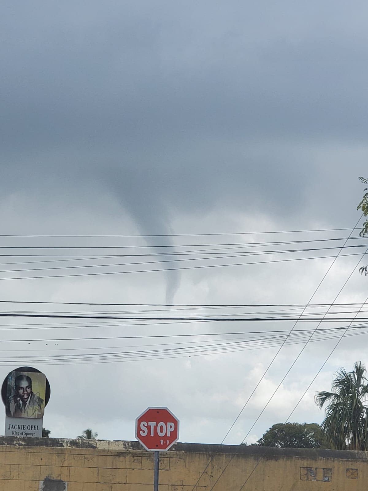Funnel cloud at St. Michael, Barbados on March 30th, 2024