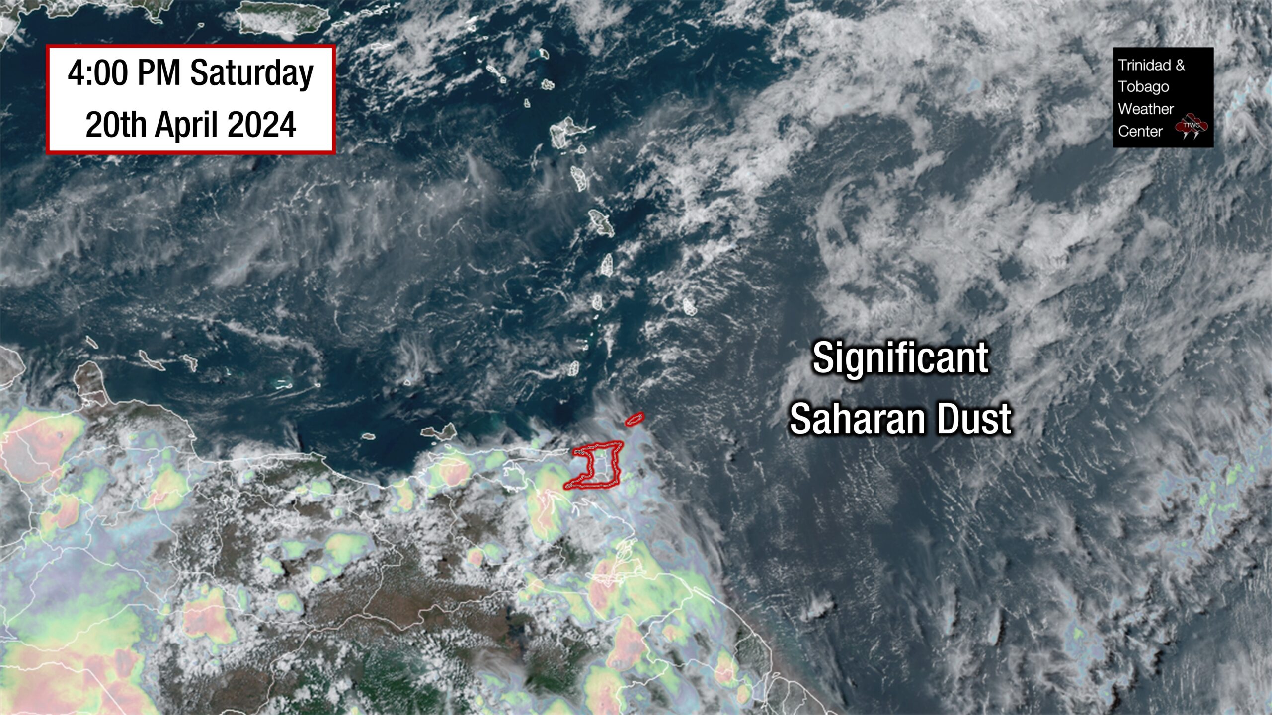 Major Saharan Dust Surge Now Moving Across T&T Trinidad and Tobago