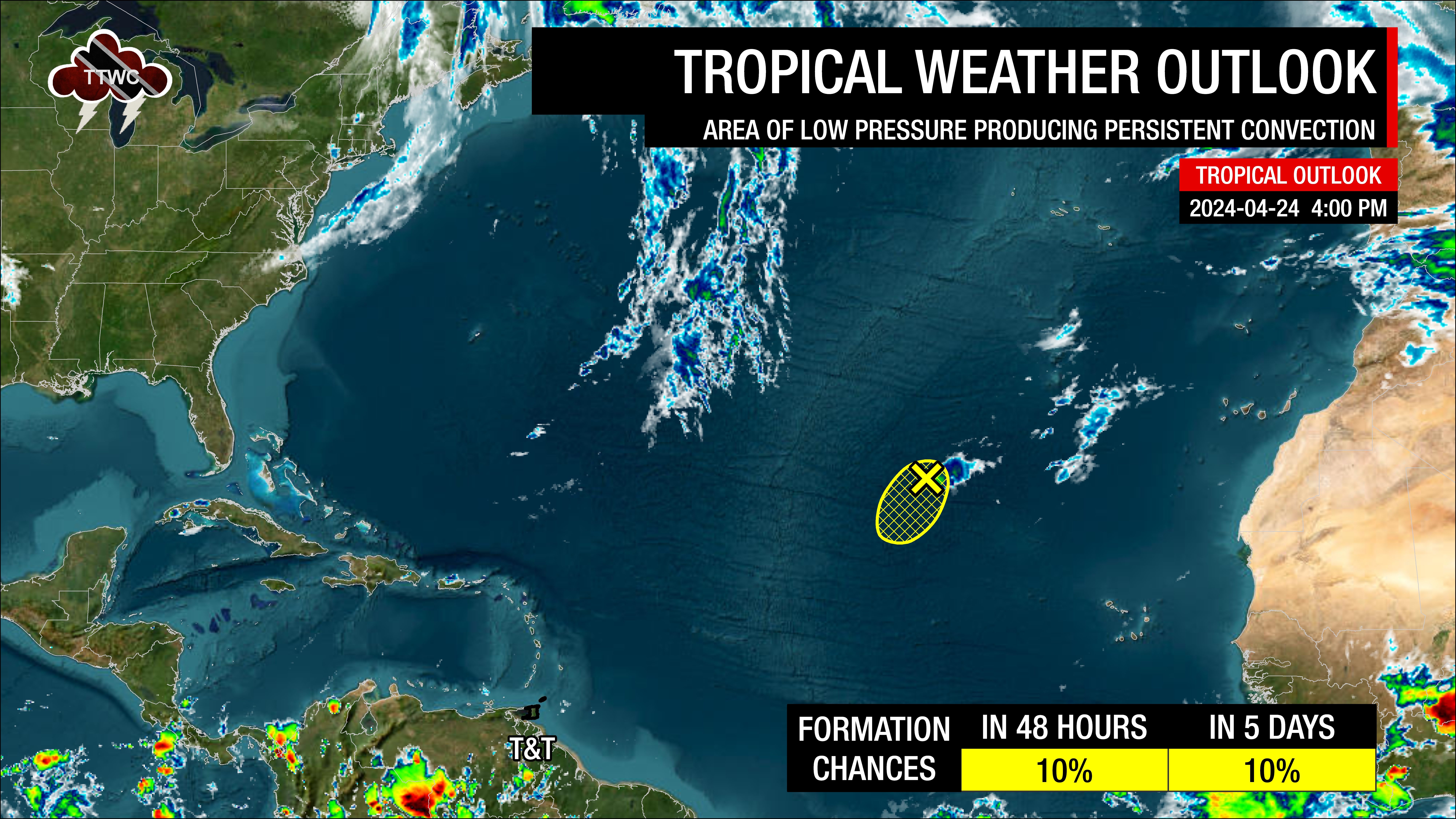 4:10 PM Special Tropical Weather Outlook from the National Hurricane Center
