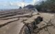 Layers of sand, mud and rock uplifted at Galfa Point, south Trinidad. Photo: Neil Sookram, June 29, 2026